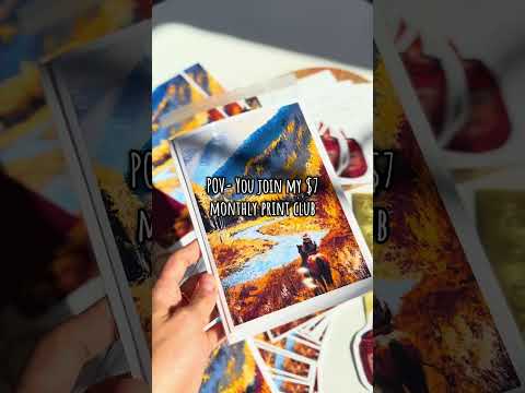 Print Club: Tiny Works of Heart Monthly Print Club by Alexis Frazier