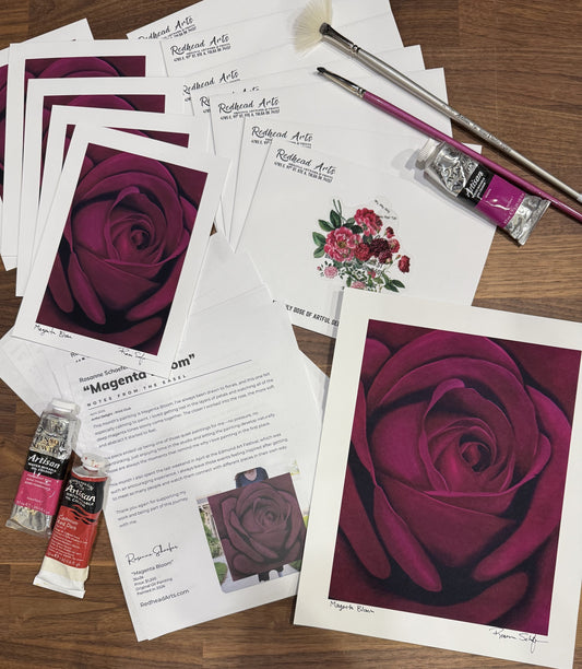 April Print Club: Magenta Bloom