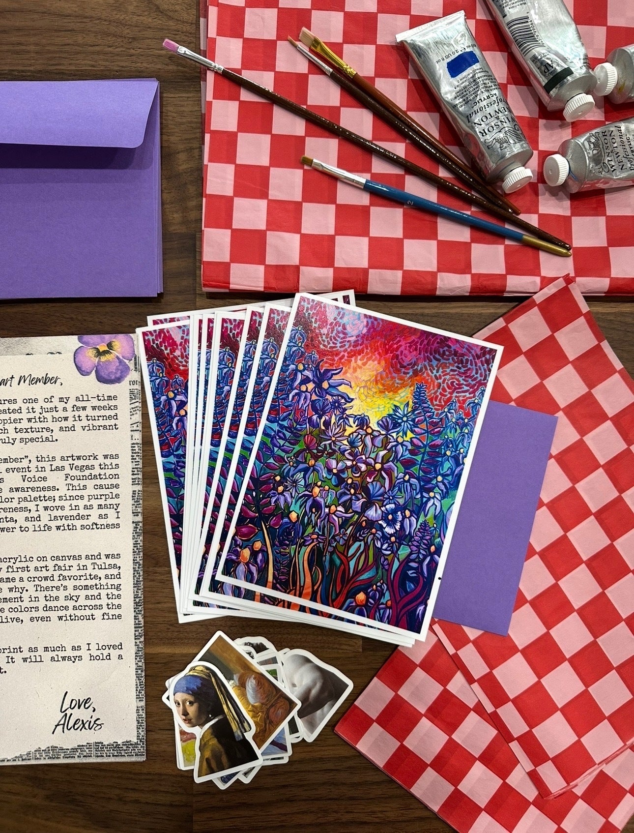 Print Club: Tiny Works of Heart Monthly Print Club by Alexis Frazier