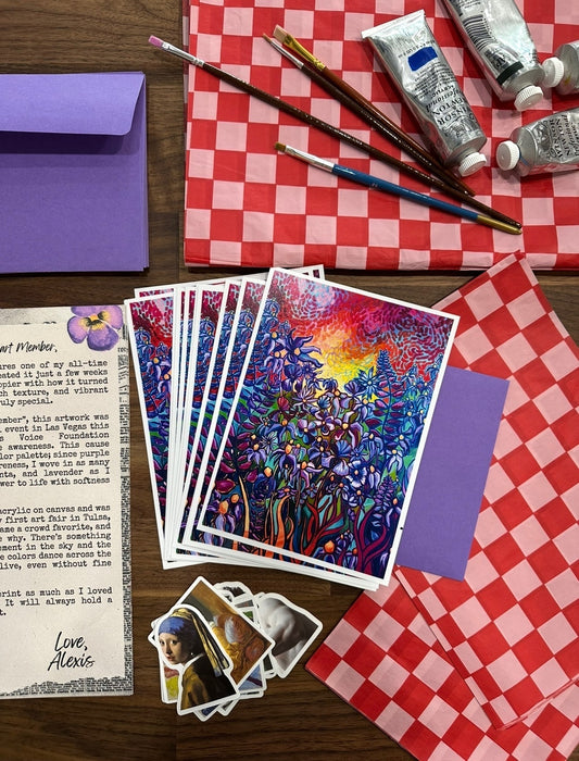 Print Club: Tiny Works of Heart Monthly Print Club by Alexis Frazier