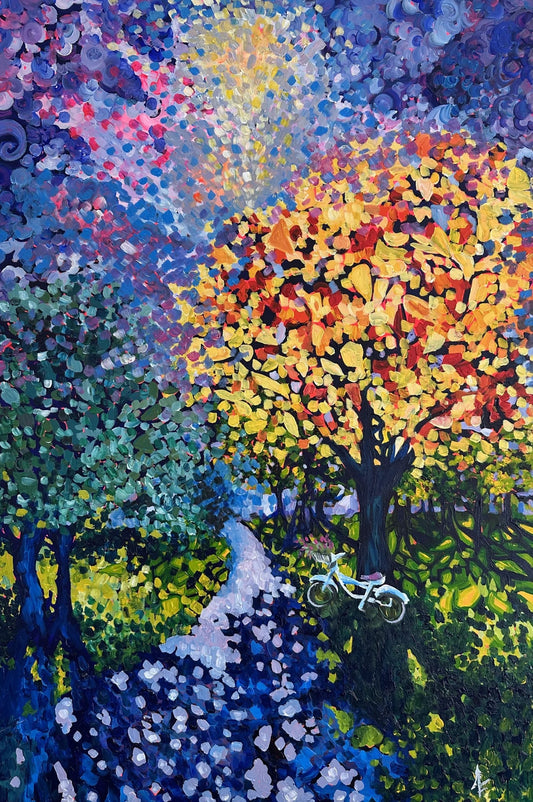 Petals in Motion - Original