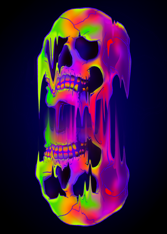 Neon Skull